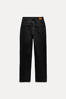 Z1975 DENIM STRAIGHT CUT JEANS WITH A HIGH WAIST