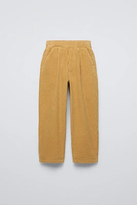 CORDUROY BALLOON LEG PANTS