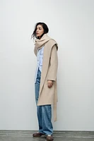 SOFT HOODED COAT