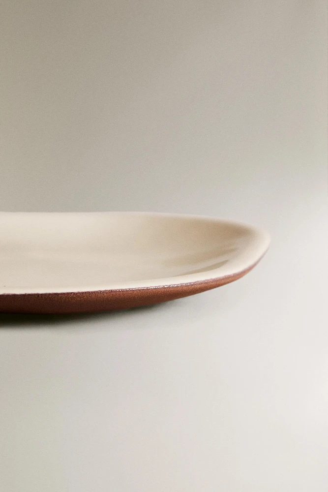 IRREGULAR STONEWARE SIDE PLATE