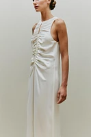 CHEMISE DE NUIT SOIE FRONCÉE