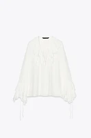 ZW COLLECTION RUFFLED SHIRT