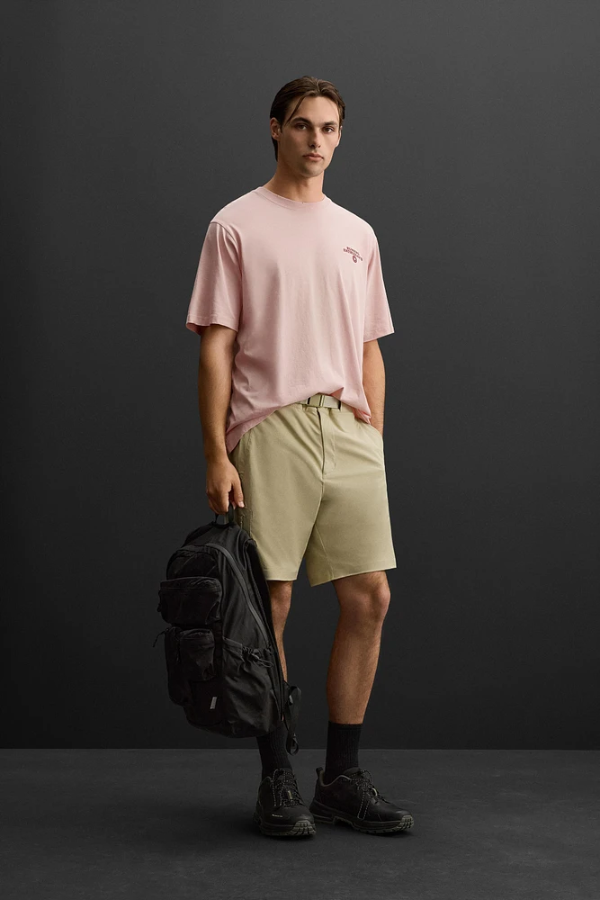 RELAXED FIT RUNNING PRINT T-SHIRT