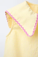 CHEMISE À CARREAUX VICHY ONDULINE