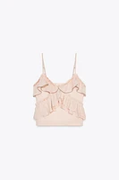 BEADED STRAP TOP