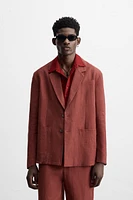 100% LINEN SUIT BLAZER
