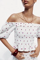 TOP À IMPRIMÉ FLORAL