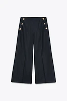 JUPE-CULOTTE BOUTONS