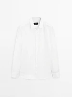 Chemise regular fit twill léger