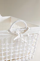 PANIER AVEC TISSU INTÉRIEUR