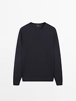 Pull en maille 100 % laine mérinos