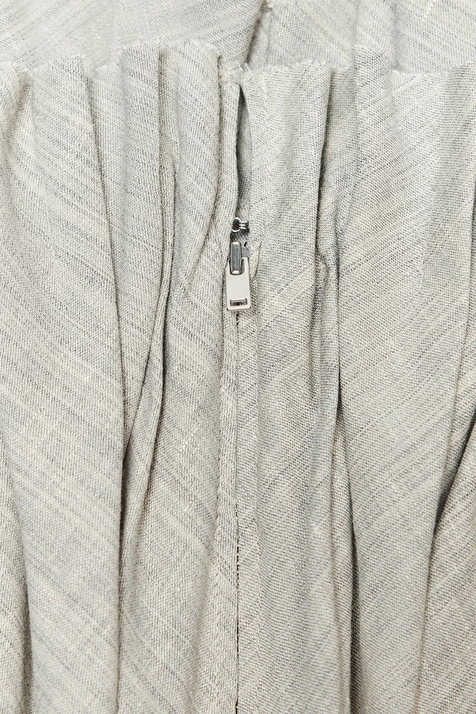 ROBE PLISSÉE AVEC LIN ZW COLLECTION