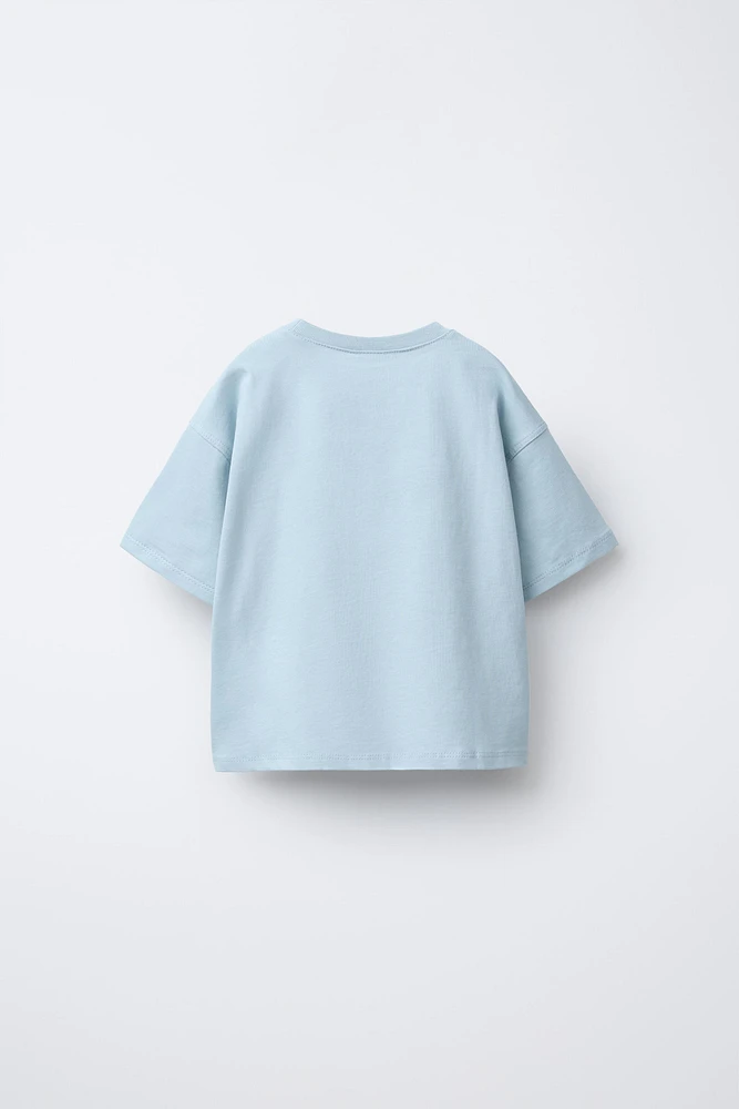 EMBROIDERED TEXT T-SHIRT