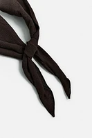 BANDANA EN COTON ET LIN ÉDITION LIMITÉE