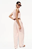 PANTALON LARGE À PINCES