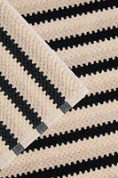 TAPIS DE BAIN JACQUARD GÉOMÉTRIQUE