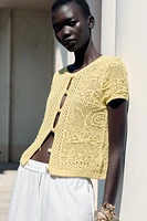 CROCHET KNIT TOP