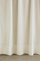 WUITE LINEN BLACKOUT CURTAIN