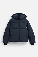 HOODED QUILTED JACKET