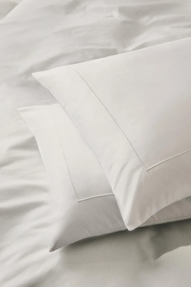 PERCALE COTTON PILLOWCASE (800-THREAD-COUNT)