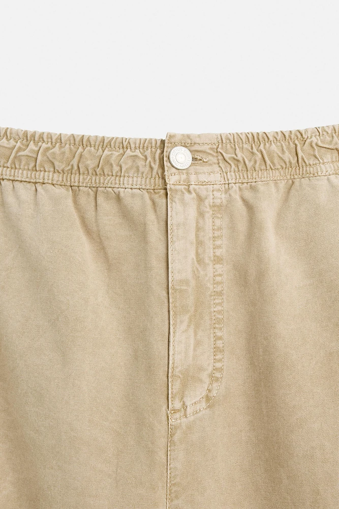 PANTALON RELAXED FIT DÉLAVÉ