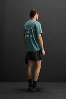 PERFORATED PRINT TRAINING T-SHIRT