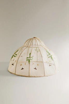 EMBROIDERED SISAL MESH DOME