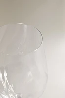 VERRE À VIN CRISTALLIN RELIEF