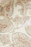 PAISLEY-PRINT DUVET COVER