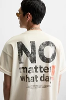 WASHED PRINT T-SHIRT