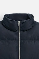 100% FEATHER FILL PUFFER JACKET