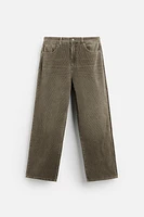 RELAXED FIT CORDUROY PANTS