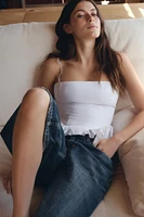 TOP EN POPELINE STYLE CORSET