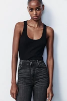 HIGH-WAISTED SCULPT TRF JEANS