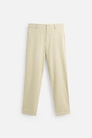TEXTURED CHINO PANTS