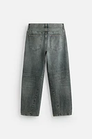 BAGGY FIT JEANS WITH SEAMS