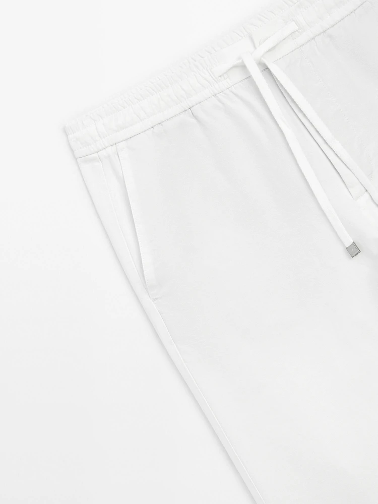 Pantalon de jogging en coton mélangé