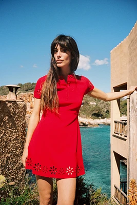 KNIT SHORT DRESS
