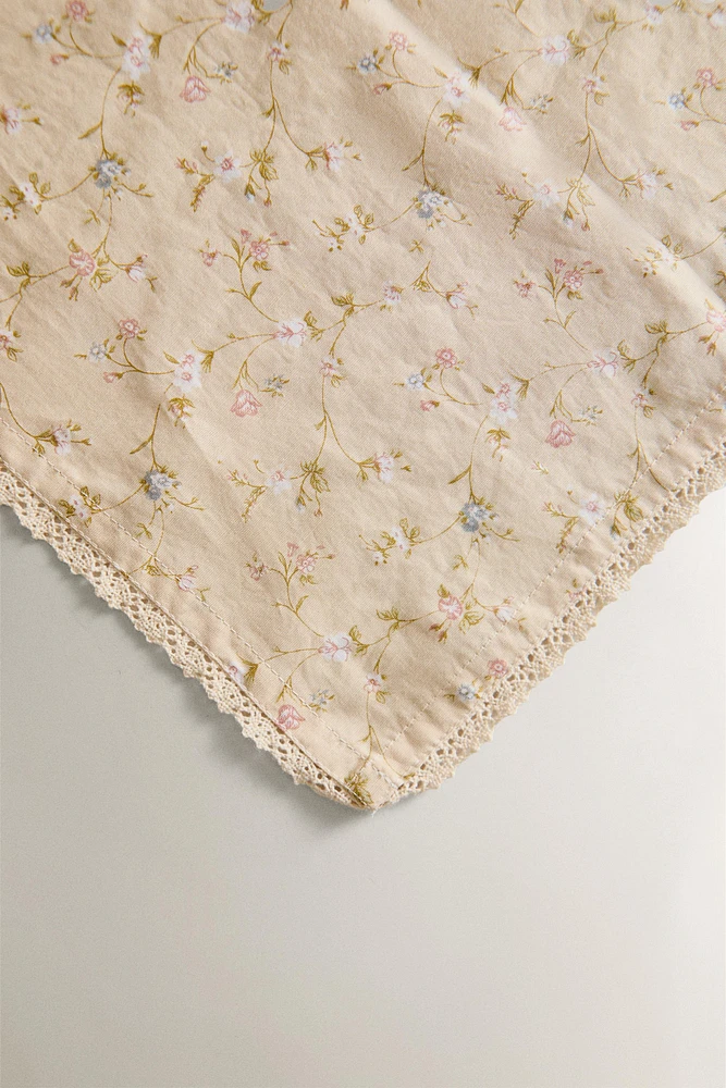NAPPE COTON FLEURS
