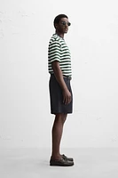 T-SHIRT JACQUARD RAYURES