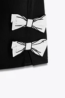 ROBE COURTE LACETS