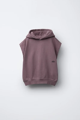 GILET À CAPUCHE LOGO