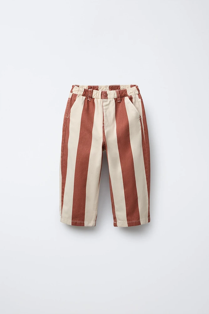 PANTALON SERGÉ BAGGY RAYÉ