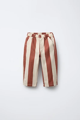 PANTALON SERGÉ BAGGY RAYÉ