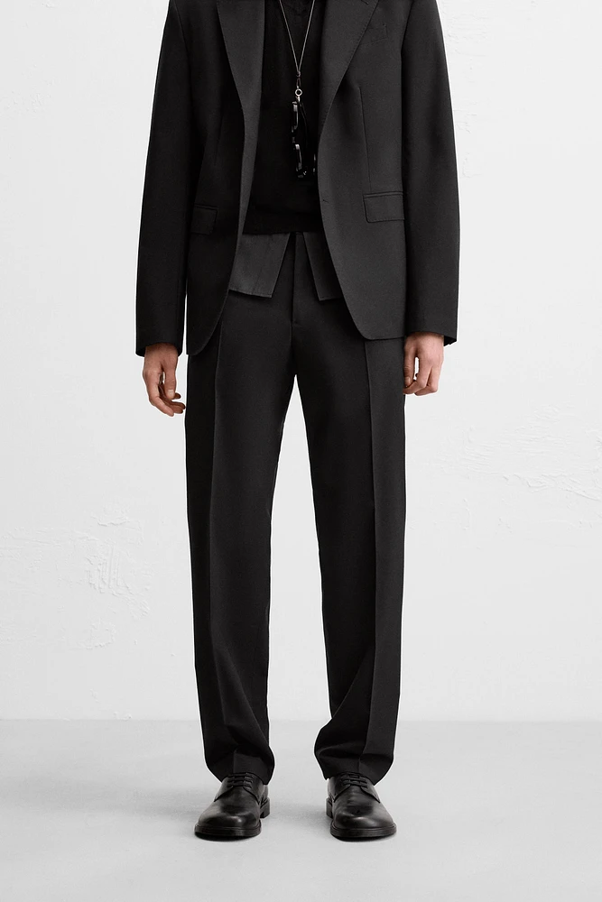 100% WOOL SUIT PANTS