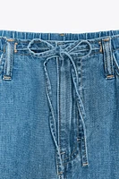 TRF DENIM MINI SKIRT