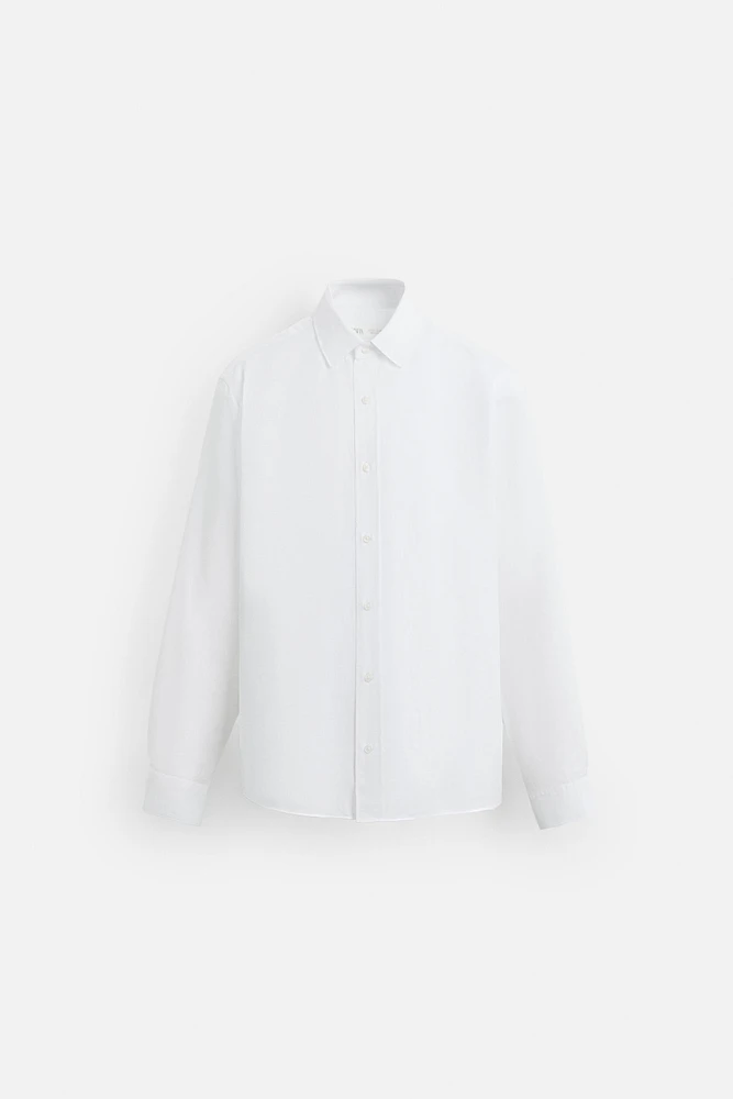 CHEMISE EN COTON ET LIN