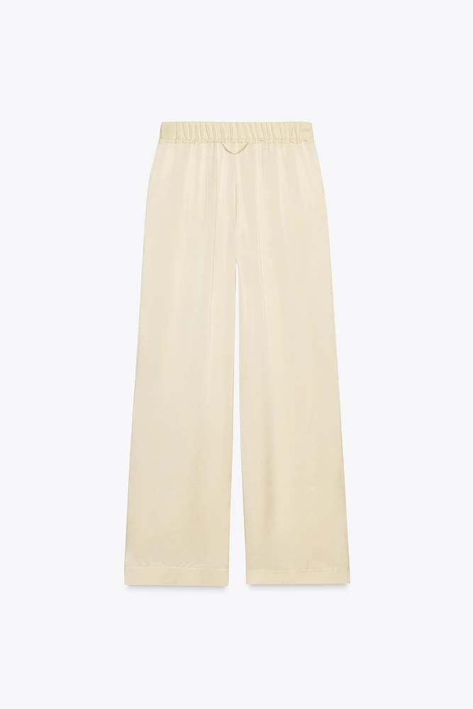 PANTALON PYJAMA EN SOIE 100 % ZW COLLECTION