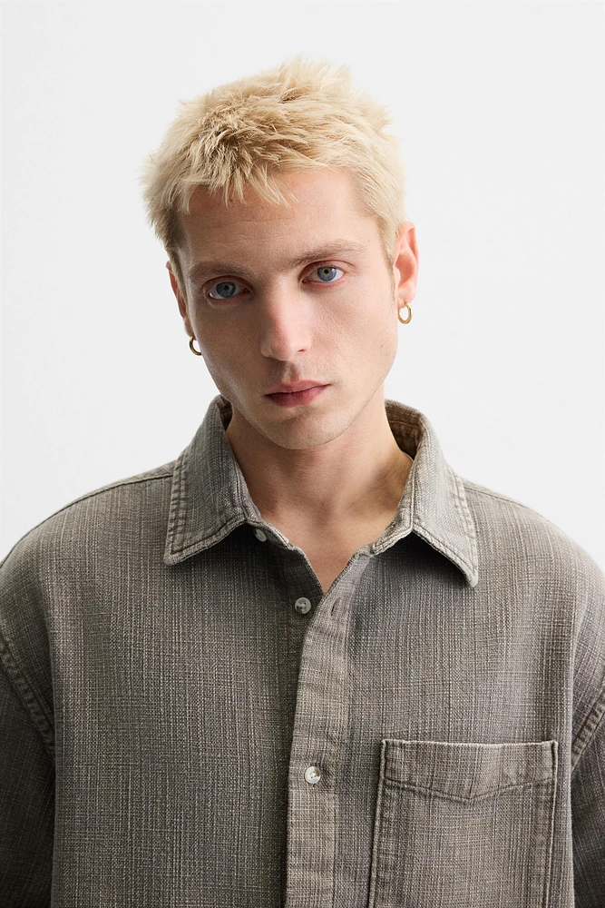 RELIEF WASHED SHIRT