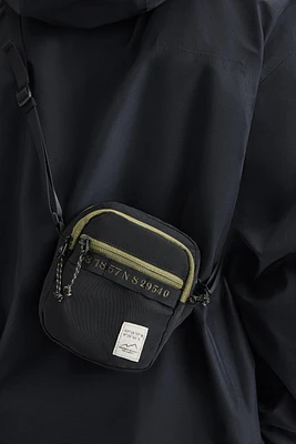 CONTRAST TECHNICAL CROSSBODY BAG